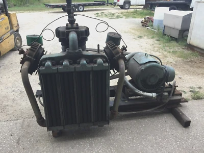 Curtis 40hp Mod. C100 Heavy Duty 2 Stage Skid Mounted Air Compressor • $3500