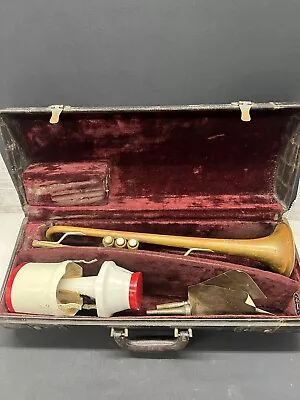 Vtg 1940's Vincent Bach Stradivarius Trumpet Serial # 7586 ML Bore New York 67 • $3000