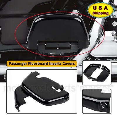 Motorcycle Passenger Footboard Floorboard Covers Kit For Harley 99-13 Touring • $31.33