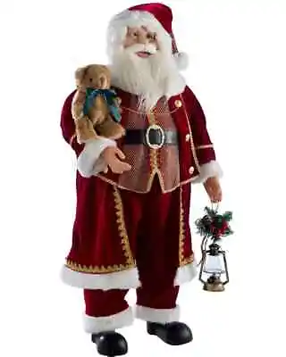 Christmas Santa Figure Large Standing Father Ornament Decoration 3Ft/90cm Decor • £134.95