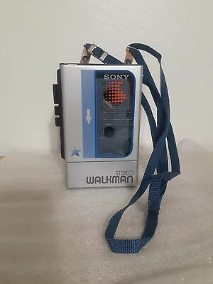 Vintage 1980's Sony Walkman WM-8 Stereo Cassette Tape Player Works  Light Wear • $375