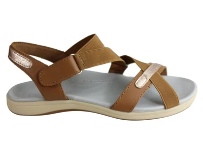 £50.83 • Buy Scholl Orthaheel Kinetic Womens Comfortable Sandals With Support - Leather
