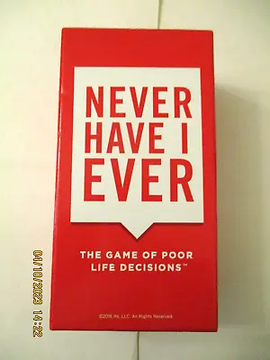 ~never Have I Ever - The Game Of Poor Life Decisions - Complete - Vgc~ • $14.95