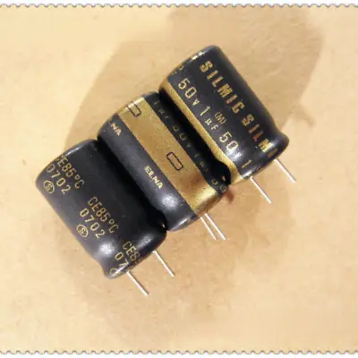 4Pcs/20pcs ELNA SILMIC Big Size 1uF/50V1uF Fever Audio Capacitor 10X16mm • $4.04