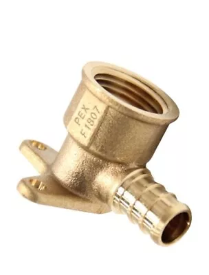 EFIELD 1/2  PEX X 1/2  Female NPT Drop Ear Elbow Crimp Brass Fitting Lead Free • $2.85