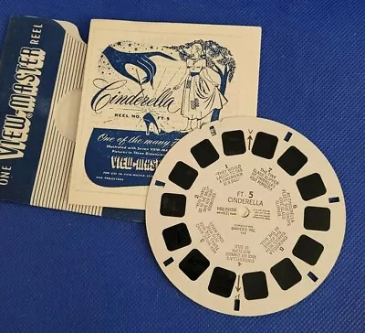 Scarce Sawyer's Single View-master Reel FT-5 Cinderella Belgium Made W/ Booklet • $15.99