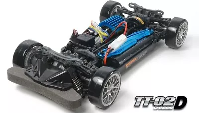 Tamiya 58584 1/10 RC Car Kit TT02-D Drift Spec Chassis W/Sport-Tuned Motor • $193.62
