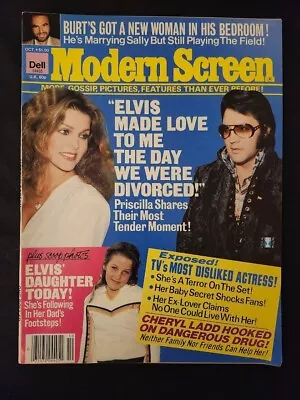 Vintage Modern Screen Oct 1979 Elvis Lisa Marie Burt Cheryl Ladd EUC • $45