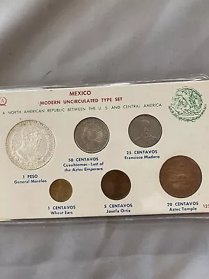 Mexico Modern Uncirculated Type Set 6 Coins • $42.50