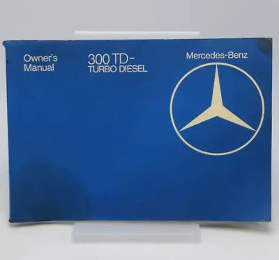 Mercedes Benz 300TD (Turbo Diesel) Owners Manual 123T Station Wagon Chassis 1983 • $24.95