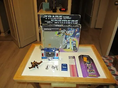 Transformers G1 Soundwave W Buzzsaw (For Fox Or Repair) W Weapons (Broken) • $34.99