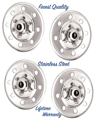 $202.93 • Buy 15  Wheel Cover Hubcaps Cars Trucks Trailers Polished Stainless Steel Six Lug ©
