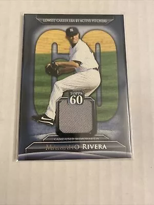 2011 Topps Mariano Rivera Topps 60 Game Used Jersey • $9.99