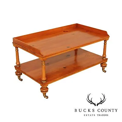 Baker Historic Charleston Reproductions Pine Coffee Table • $1495