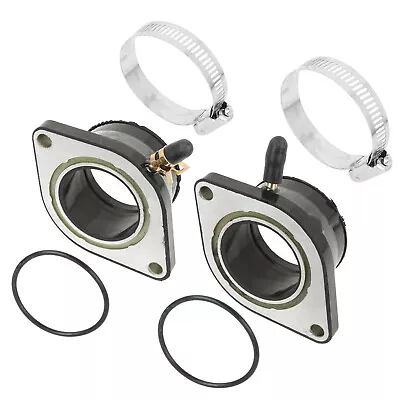 $25 • Buy Carburetor Carb Intake Boot Joint Set For Yamaha V-Star 1100 XVS1100 1999-2009