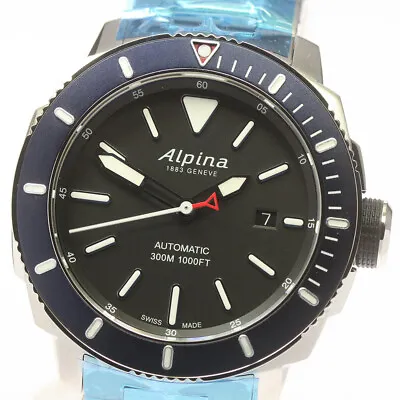 $686.97 • Buy Alpina Sea Strong AL-525LBN4V6B Diver Black Dial Automatic Men's Watch_684344