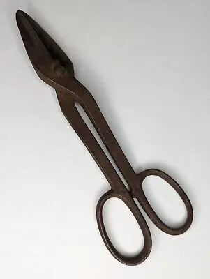 Vintage Equity Shear Company Metal Shears Tin Snips 12  - Chipped Tip • $14.99