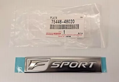 Genuine Lexus F SPORT Emblem Name Plate 2016-2022 RX350 RX450H 75446-48020 OEM • $35