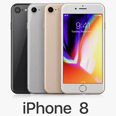 Apple IPhone 8 64GB Unlock With Box And Accessories All Colours Grade A Pristine • £124.99