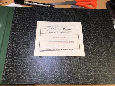£125 • Buy Handley Page Victor B Mk1 Servicing School Notes Repairs 1958