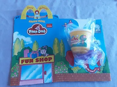 McDonalds Play-Doh Pot - Purple  Mold In Sealed Bag With Box (23/20) • £7