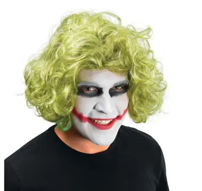 Mad Clown Wig Halloween Accessories Green 11.75  Crazy Joker Scientist • $10.99