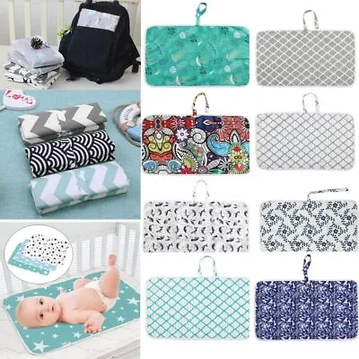 £7.19 • Buy Baby Travel Mat Waterproof Washable Changing Portable Foldable Light Many Styles