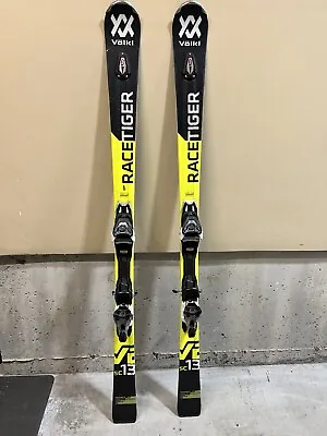 2019 Volkl Racetiger SC UVO Skis Marker VMotion 12 GW Demo Bindings 160 • $399