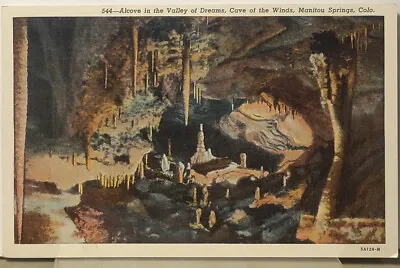Postcard  Manitou Springs CO-Colorado Cave Of The Winds Alcove Unposted • $4.28
