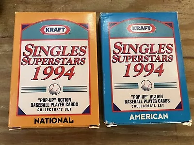 MLB Kraft Singles Superstars 1994  Pop-Up  Action Baseball Cards 30 Card Set • $25.65