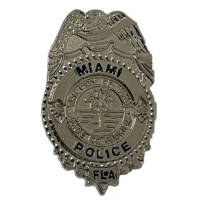 Miami Dade County Police Department Law Enforcement Enamel Lapel Hat Pin • $14.95