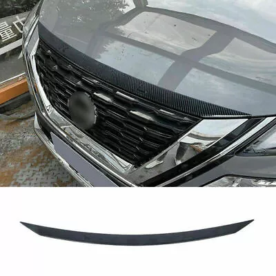 For Nissan Rogue X-Trail 2021-2022 Carbon Fiber Front Engine Hood Grille Cover • $78.95