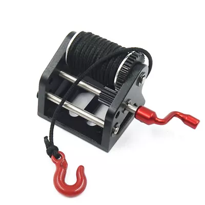 Xtra Speed 1/10 Aluminum Hand Wound Winch RC Cars Crawler TRX-4 TRX-6 SCX10 • $35.48