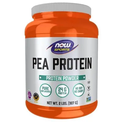 Now Foods Pea Protein Pure Unflavored Powder 2lb (907g) • £35.68
