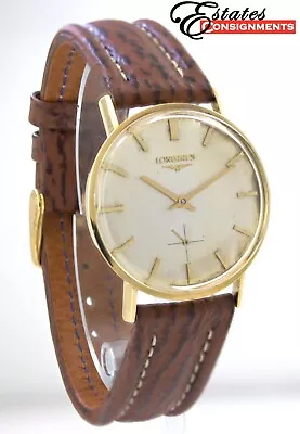 Vintage 1960's  Longines Cal. 370 14k Yellow Gold Men's Watch • $749