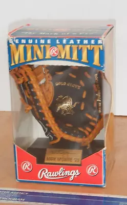 1991 Rawlings Mark Mcgwire #25 St. Louis Cardinals Mini Mitt Nos Nrfb • $19.99