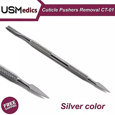 Manicure Pedicure Cuticle Pusher Remover Nail Cleaner Tool Steel CT-01 BEADEN® • $5.99