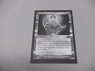 Magic Guru Referral Card Promo Magic The Gathering MTG  GM6036 • $39.95