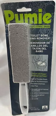 Pumie Toilet Bowl Ring Remover TBR-6 Grey Pumice Stone With Handle • $10