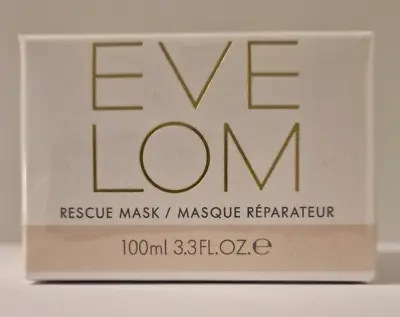 ~ NEW ~ EVE LOM RESCUE MASK 100ml FULL SIZE RRP £68 **SEALED** • £19.99