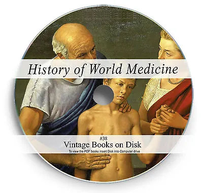260 ANTIQUE MEDICAL SCIENCE BOOKS On DVD SURGERY MEDICINE DISEASE CURE HEALTH 38 • £4.55