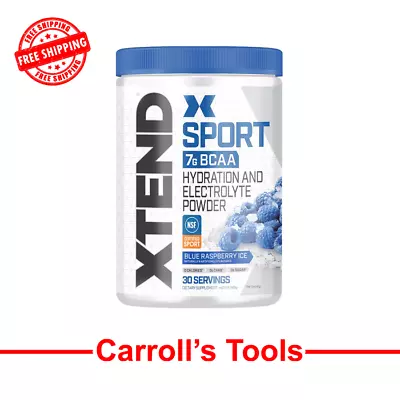 XTEND SPORT - Blue Raspberry Ice BCAA Hydration Electrolyte POWDER 30 Serves • $37.98