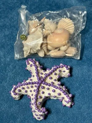 Vtg. Pleasant Co. American Girl Tagged Starfish Cake & Sea Shells • $8.99