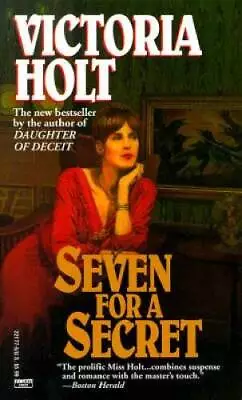 Seven For A Secret - Mass Market Paperback By Holt Victoria - ACCEPTABLE • $3.72