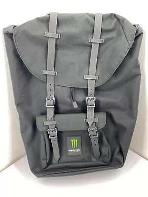 Monster Energy PROMO Backpack Padded LapTop Compartment Magnetic Straps 20”x16” • $55