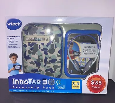 New Vtech InnoTab 3S Blue Camo Learning System Accessory Pack Bundle • $15.99