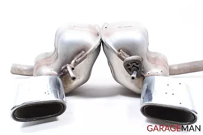 03-08 Mercedes R230 SL500 SL600 Rear Exhaust Mufflers Muffler Tips Assembly OEM • $252