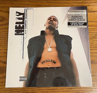 Sealed NEW - Nelly - Country Grammar - 20th Anniversary Blue Colored Vinyl 2LP • $30.99