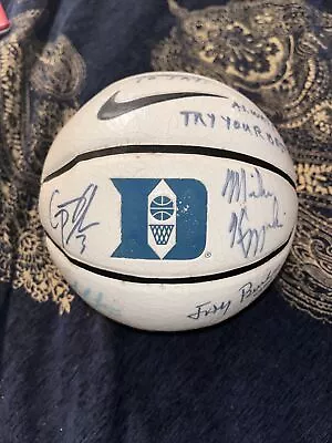 Mike Krzyzewski Coach K Autographed Basketball Jay Bilas Steve Wojciechowski +++ • $125