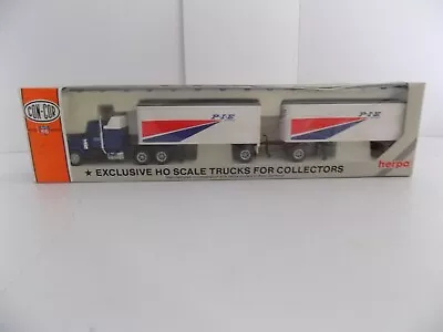 Con-Cor Tractor + 27 Foot Twin Trailers P. I. E. Nationwide Item #0004-001031 B • $27.99